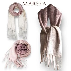 MAR SEA Women’s Ombré Wrap Scarf in Rosewood Combo One Size